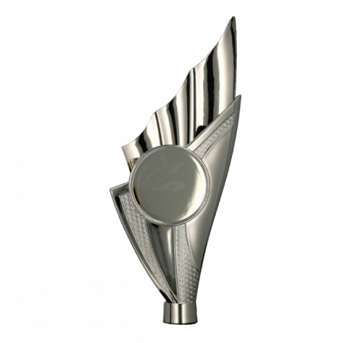 Element plastikowy - srebrny  z miejscem na emblemat 50mm