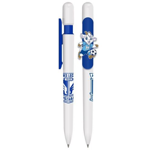 Długopis z Klipsem w Kształcie Koziołka Biały