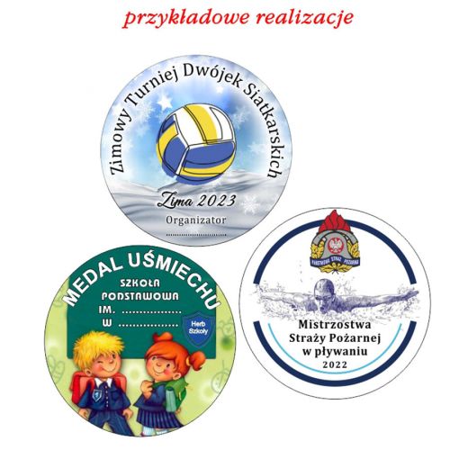 Tabliczka z grawerem - emblemat 70 mm