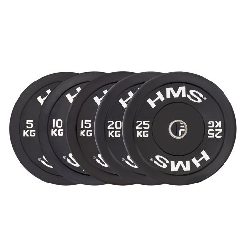 BBR20 BLACK TALERZ OLIMPIJSKI BUMPER 20 KG HMS