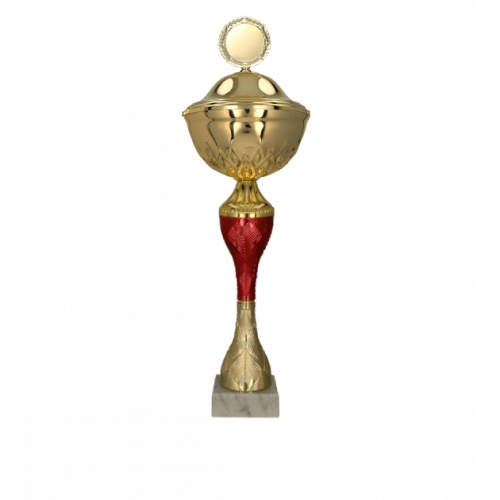 Puchar metalowy z przykrywką 31.5cm