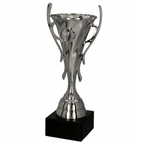 Puchar plastikowy srebrny 26.5cm