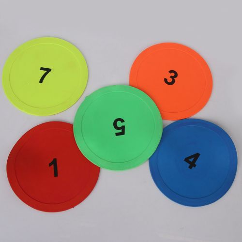Pole do zabaw z numerami-krążek 15cm-10szt