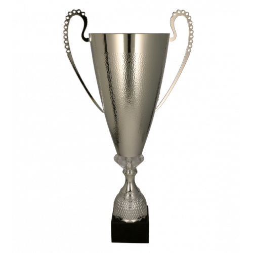 Puchar metalowy srebrny 67cm