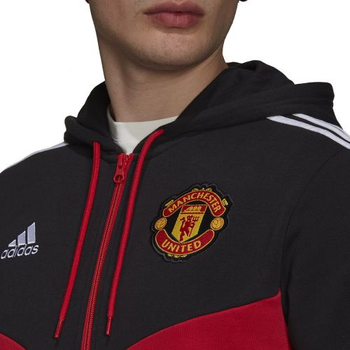 Bluza adidas Manchester United 3-Stripes Fullzip Hoody GR3896