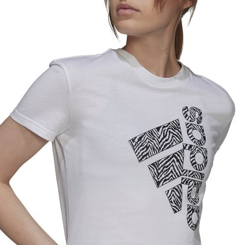 Koszulka adidas Women Vertical Zebra Logo Graphic T-Shirt  H14695