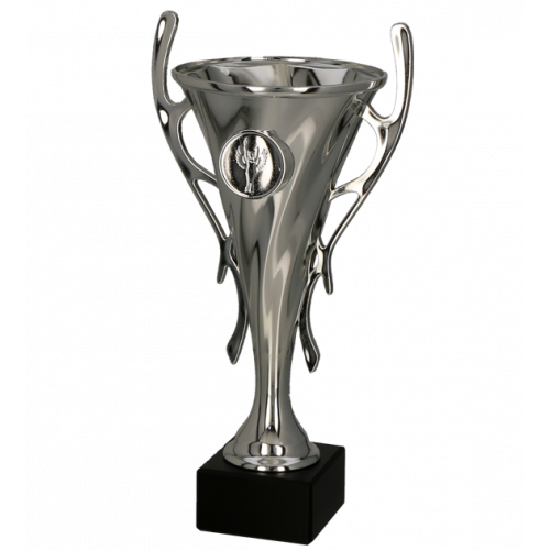 Puchar plastikowy srebrny 22.5cm