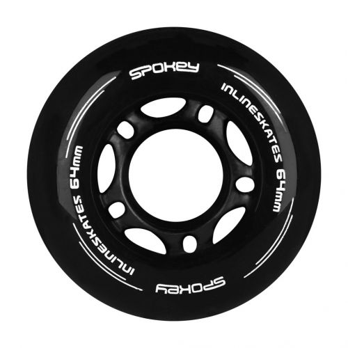 Spokey PU 64 MM - Kółka do łyżworolek; 64 mm
