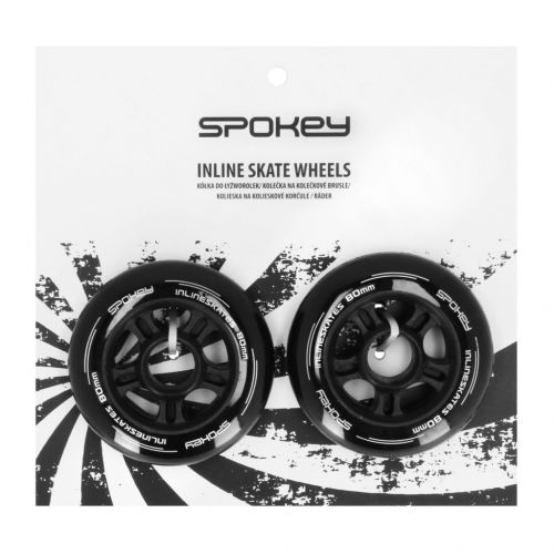 Spokey PU 80 MM - Kółka do łyżworolek; 80 mm