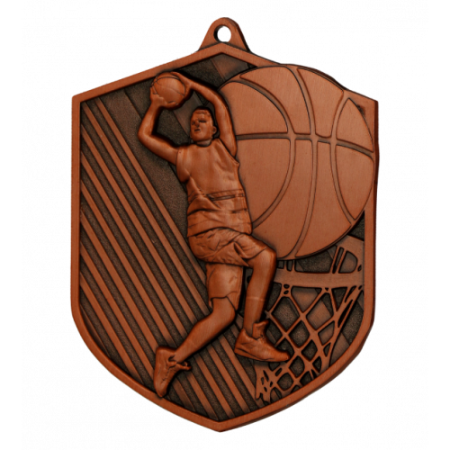 Medal brąz - koszykówka - medal stalowy