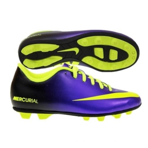 BUTY NIKE JR MERCUR VORTEX FG-R 573871 570 ELECTRO PURPLE/VOLT-BLACK