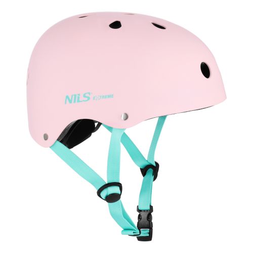 MTW001-1 KASK RÓŻOWY ROZM. XS(48-52CM) NILS EXTREME