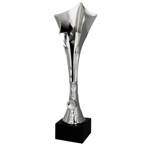 Puchar plastikowy srebrny 39cm