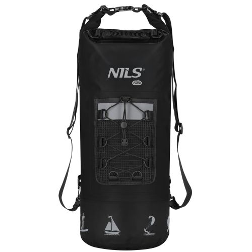 NC17108 PLECAK WODOODPORNY 25L CZARNY NILS CAMP