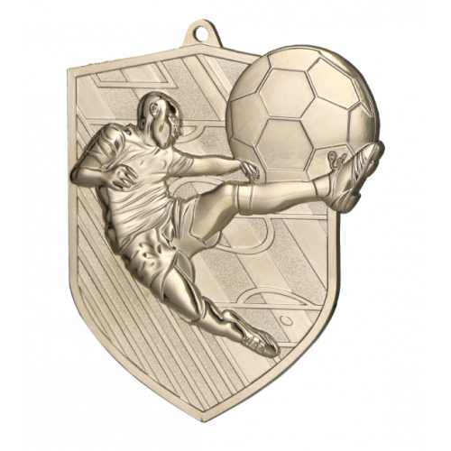 Medal srebrny - piłka nożna - medal stalowy