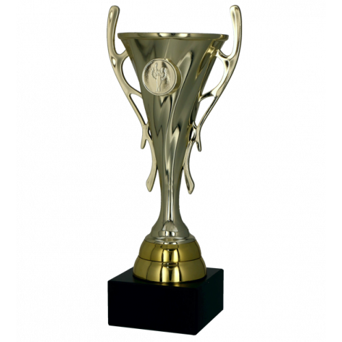 Puchar plastikowy złoty 26.5cm