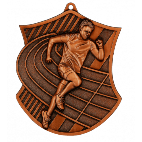 Medal brązowy odlewany - biegi