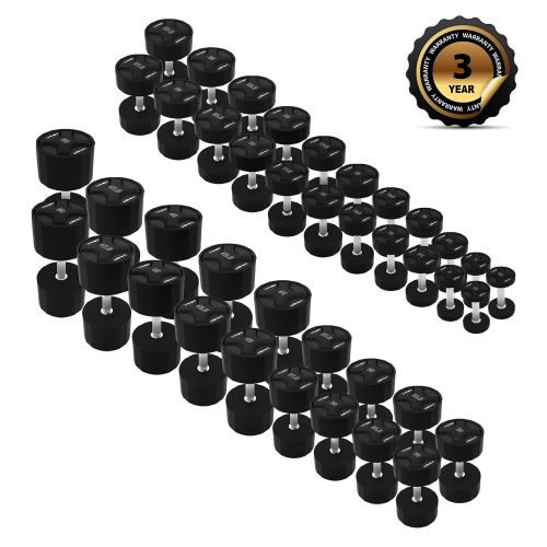 HPC SET ZESTAW HANTLI POLIURETANOWYCH 2 x 2.5 - 50 KG CPU (1050 KG) HMS