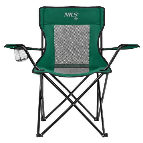 NC3302 KRZESŁO TURYSTYCZNE ZIELONO-CZARNY NILS CAMP