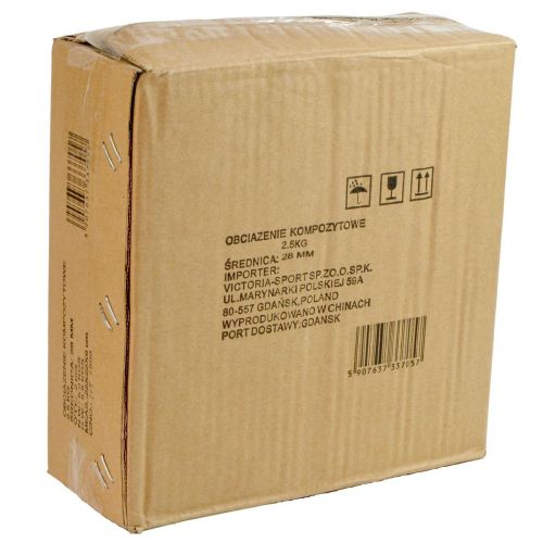 OBCIĄŻENIE BETONOWE 2,5 KG ENERO FIT FI26,5