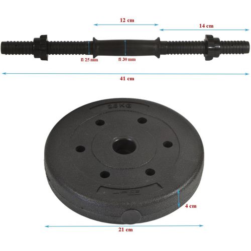HANTLA KOMPOZYTOWA 11KG (10+1) KG EB FIT