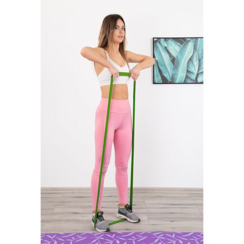 GUMA TAŚMA OPOROWA POWER BAND 25-60KG ZIELONA ENERO FIT