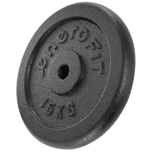 OBCIĄŻENIE ŻELIWNE CZARNE 15 KG ENERO FIT fi26,5 1SZT
