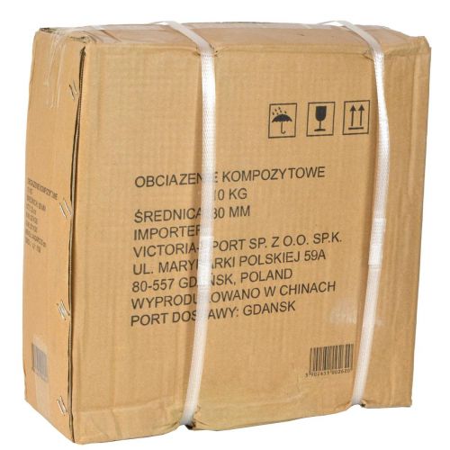 OBCIĄŻENIE BETONOWE 10 KG ENERO FIT fi29MM