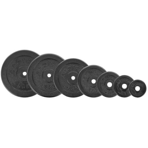 OBCIĄŻENIE ŻELIWNE CZARNE 10KG ENERO FIT fi26,5 1SZT