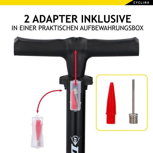 POMPKA WARSZTATOWO  ROWEROWA DUNLOP 174psi (12bar)