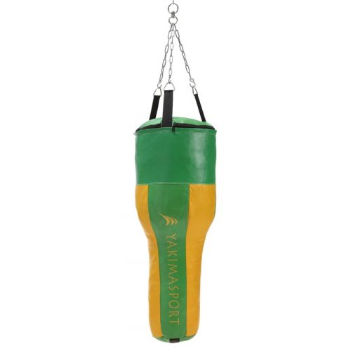 Worek bokserski hakowy 110x45 cm - skóra naturalna Pusty