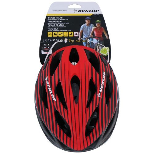 KASK ROWEROWY REGULOWANY CZERWONY DUNLOP R.S