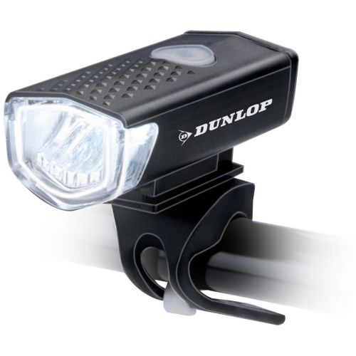 ZESTAW LAMP ROWEROWYCH LED PRZÓD I TYŁ ŁADOWANIE USB DUNLOP