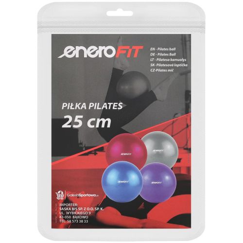 PIŁKA FITNESS PILATES 25CM RÓŻOWA ENERO FIT