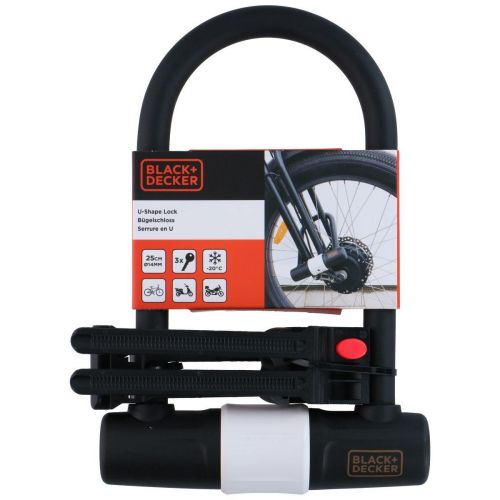 ZAPIĘCIĘCIE ROWEROWE U-LOCK 140X25MM BLACK+DECKER