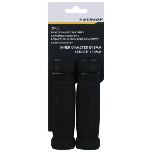 CHWYTY RĄCZKI GRIPY KIEROWNICY PROFILOWANE 128MM DUNLOP