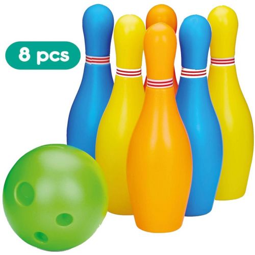 KRĘGLE OGRODOWE GIGANT WYSOKOŚĆ 18,5CM 8 ELEMENTÓW EDDY TOYS