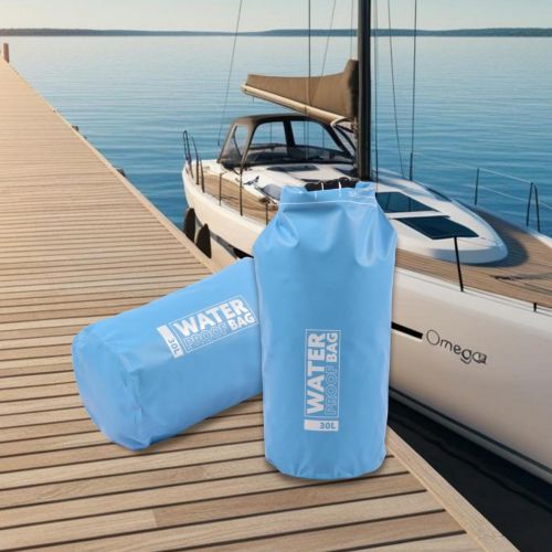 TORBA PLECAK WOREK WODOSZCZELNY 30L BŁĘKITNY