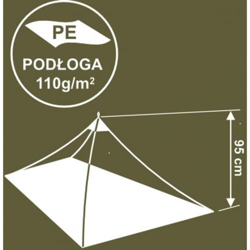 NAMIOT MOSKITIERA 200X120X95CM ENERO CAMP