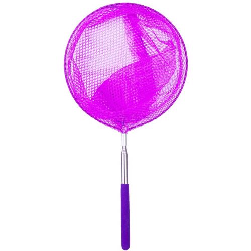 SIATKA NA MOTYLE OWADY SKŁADANA TELESKOPOWA 37-85CM FIOLETOWA