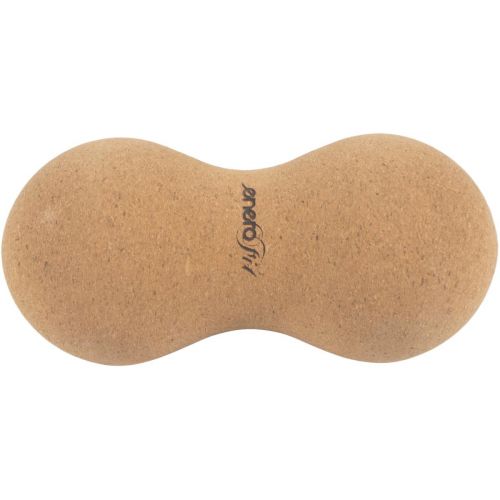 PODWÓJNA PIŁECZKA DO MASAŻU KORKOWA 7.5x15CM ENERO FIT