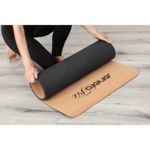 KORKOWA MATA DO ĆWICZEŃ JOGI 183x61x0.4CM ENERO FIT