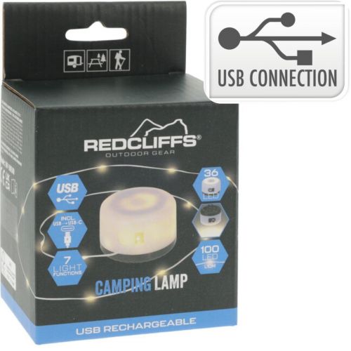 LAMPKA CAMPINGOWA GIRLANDA ŚWIETLNA ŁAŃCUCH 100 LED ŁADOWANIE USB REDCLIFFS