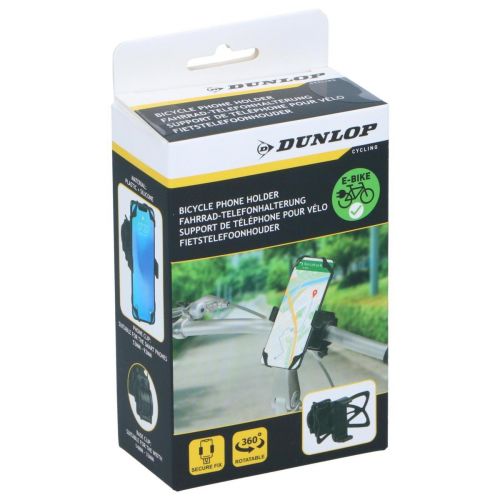 UCHWYT ROWEROWY NA TELEFON DUNLOP OBRACANY 360 STOPNI CZARNY