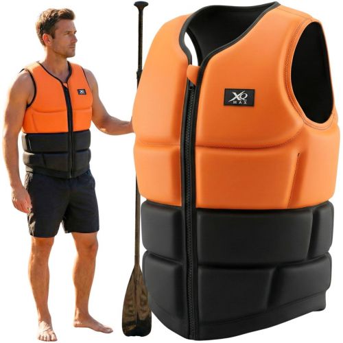 KAMIZELKA NEOPRENOWA ASEKURACYJNA SUP XQMAX R.XL ORANGE/ BLACK