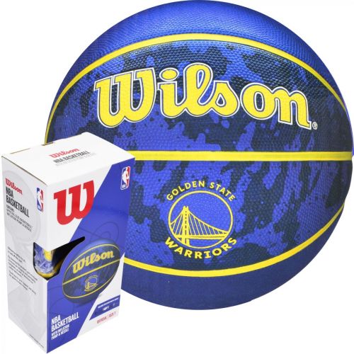 PIŁKA DO KOSZYKÓWKI WILSON NBA TEAM GOLDEN STADE WARRIORS + POMPKA BOX R.7