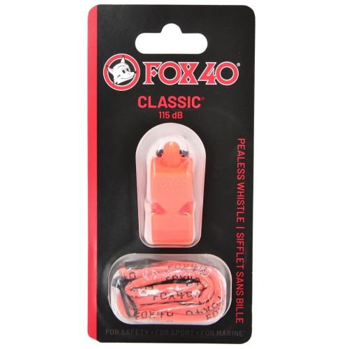 GWIZDEK FOX 40 CLASSIC POMARAŃCZOWY ZE SZNURKIEM