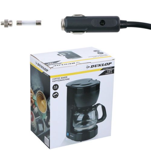 KAWIARKA SAMOCHODOWA TURYSTYCZNA EKSPRES DO KAWY  650 ML 12V 170W DUNLOP