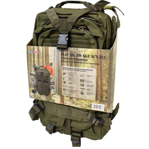 PLECAK EWAKUACYJNY Z WYPOSAŻENIEM KHAKI SEMI LINE
