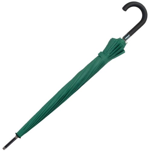 PARASOL DŁUGI PÓŁAUTOMATYCZNY 16 ŻEBER ZIELONY SEMI LINE